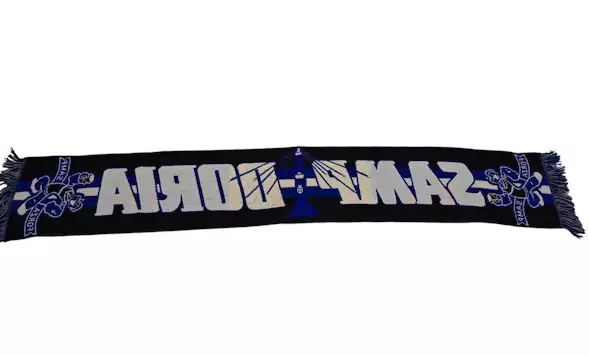 Винтажный шарф Сампдория (UC Sampdoria) Италия, 90-е 1