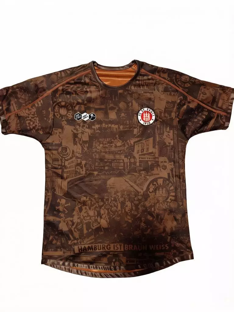 Коллекционная футболка FC St. Pauli 2010/11 Centenary (Двухсторонняя)
