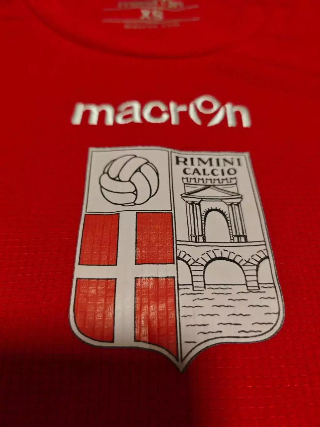 Оригинальная футбольная футболка Macron — Rimini Calcio (Италия) 5