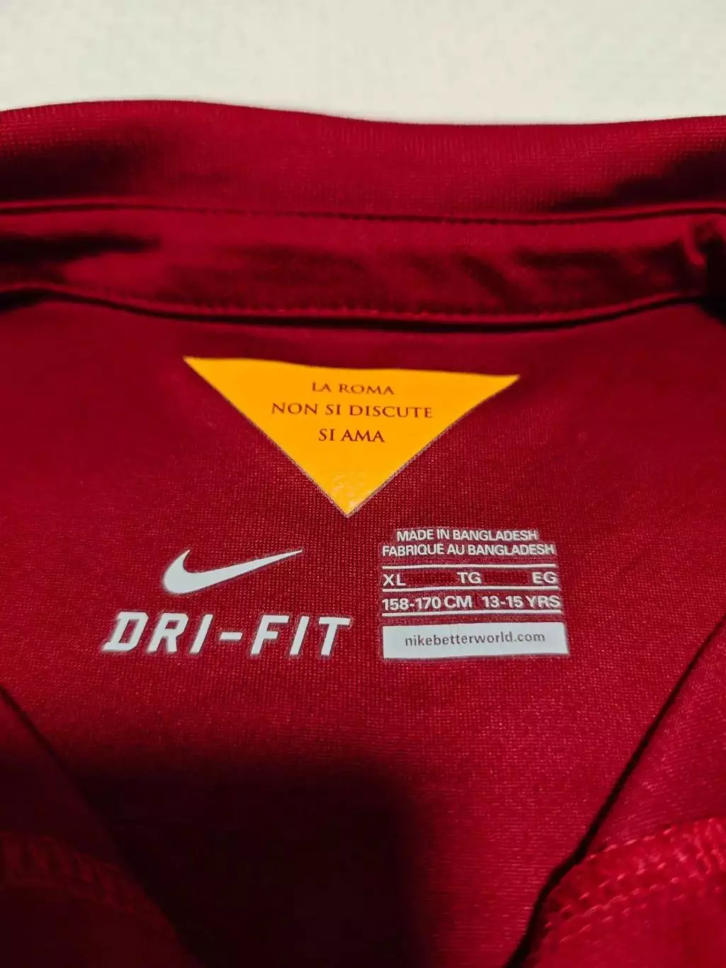 Оригинальная футбольная джерси AS Roma 2014/15 — Pjanic #15 (Nike) 4