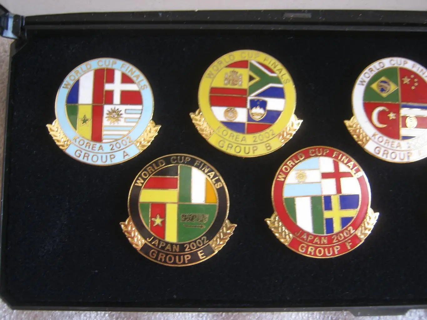 Чемпионат мира - 2002. Все группы и команды чемпионата (№-ой набор в коробке). 2