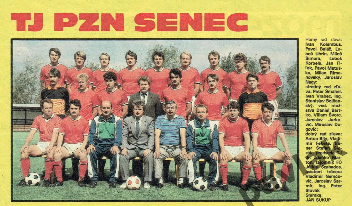 Постер из журнала Штарт Братислава - Синец