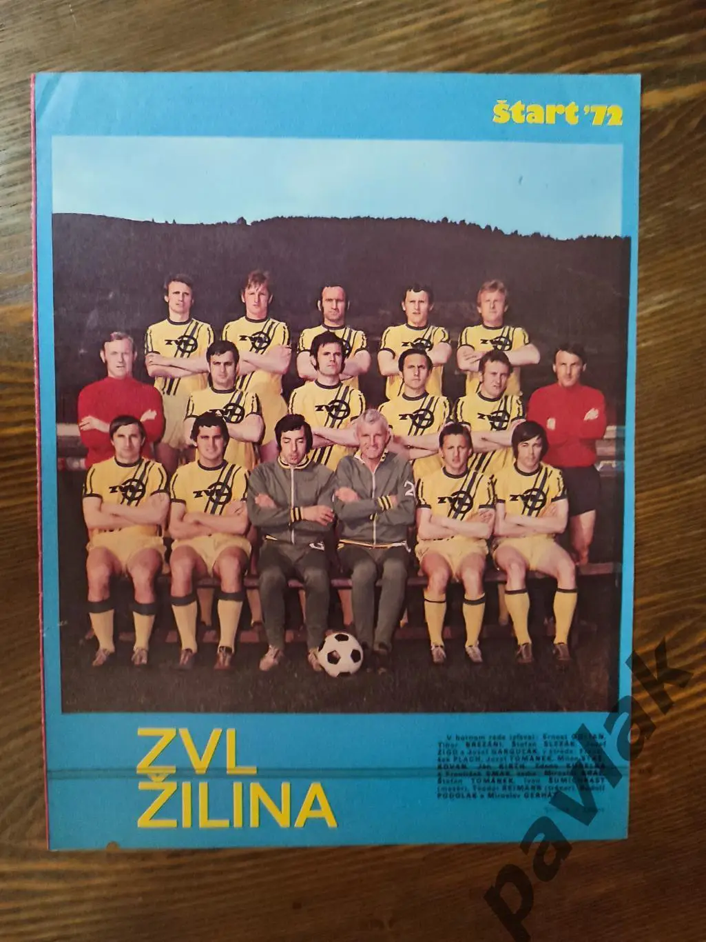 Постер из журнала Start 1972 Жилина