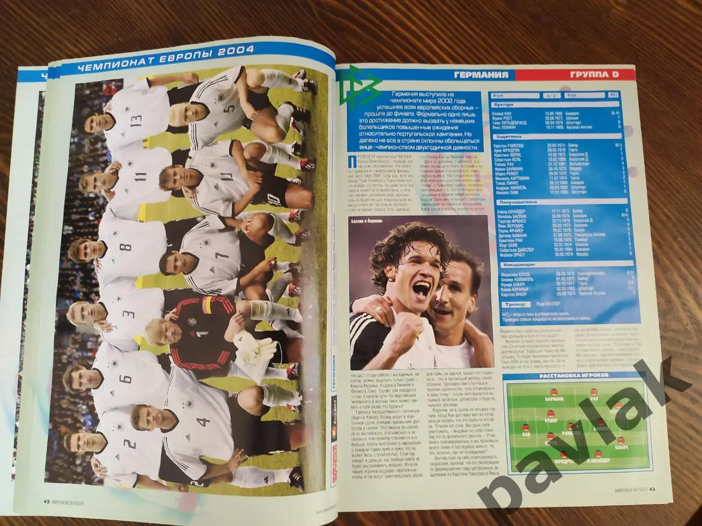 Журнал Мировой футбол. Спецвыпуск ЧЕ 2004 4