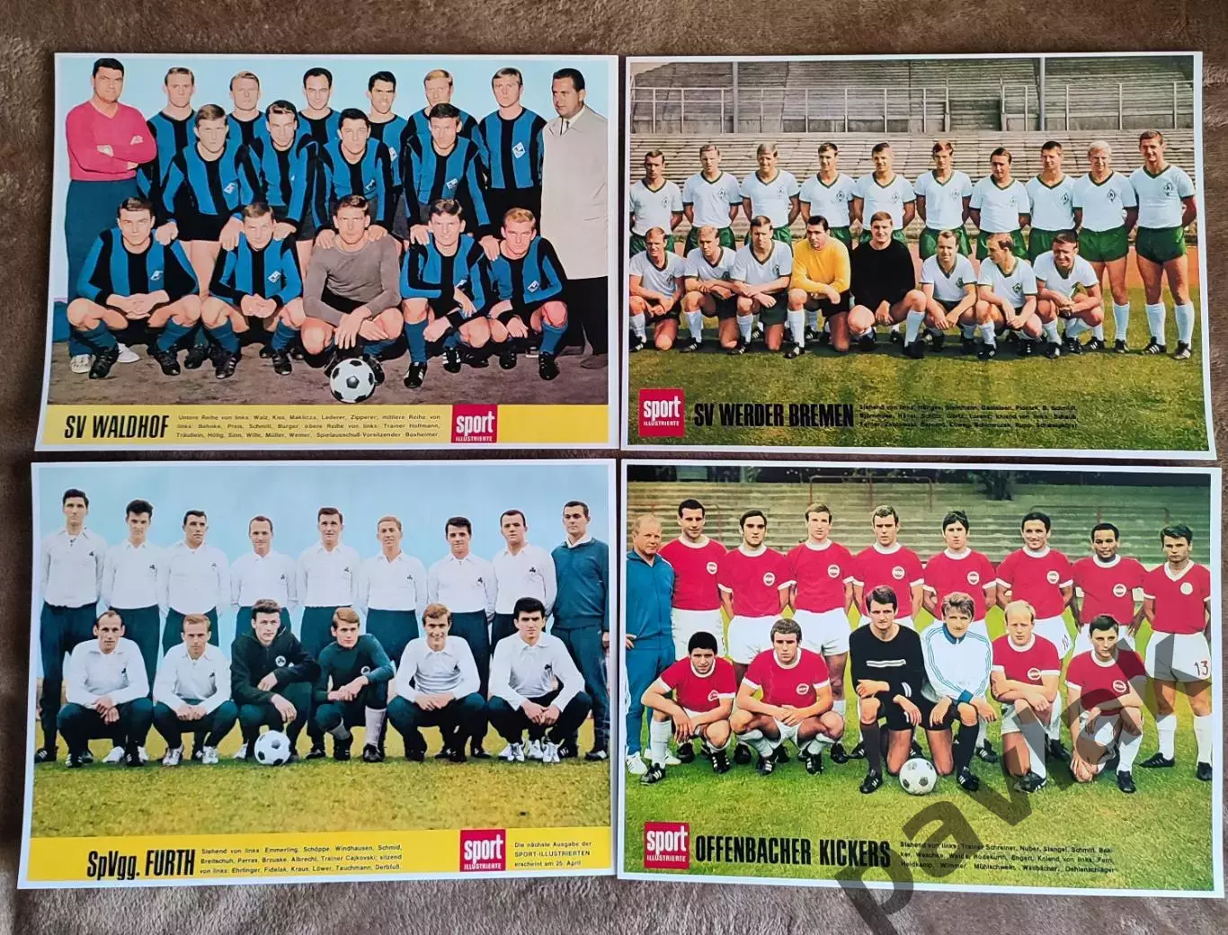 Постеры футбольных клубов 60-х - 80-х годов (КОПИИ)