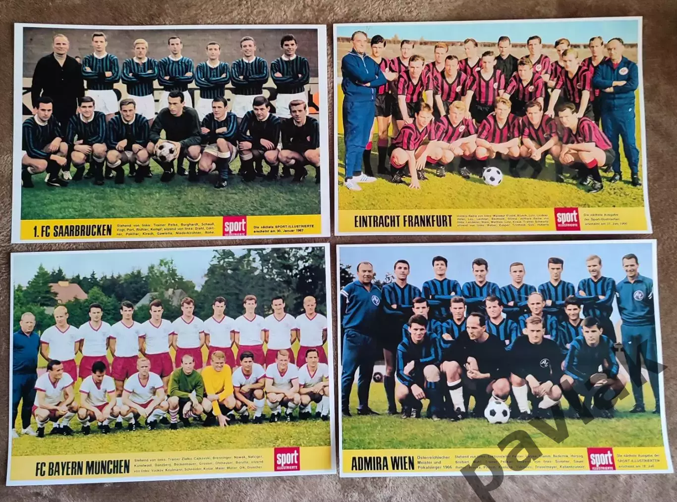 Постеры футбольных клубов 60-х - 80-х годов (КОПИИ) 4