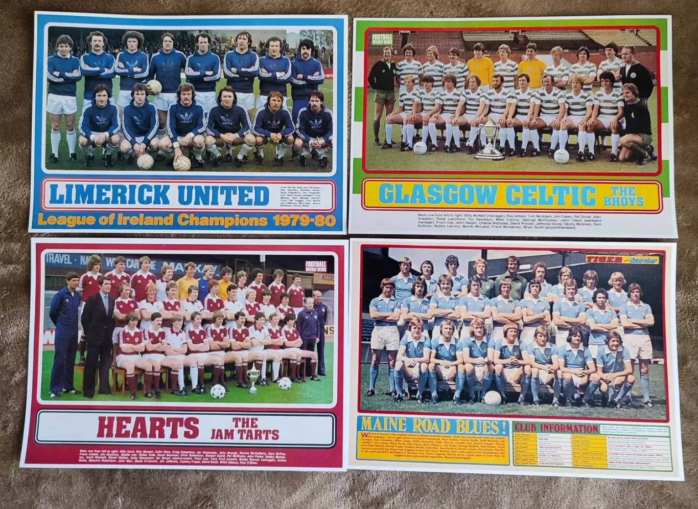 Постеры футбольных клубов 60-х - 80-х годов (КОПИИ)