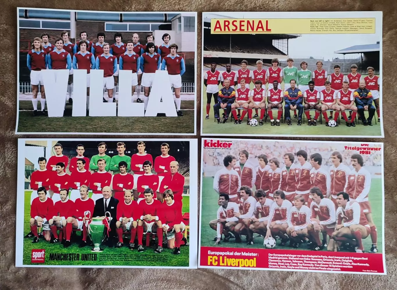 Постеры футбольных клубов 60-х - 80-х годов (КОПИИ) 3