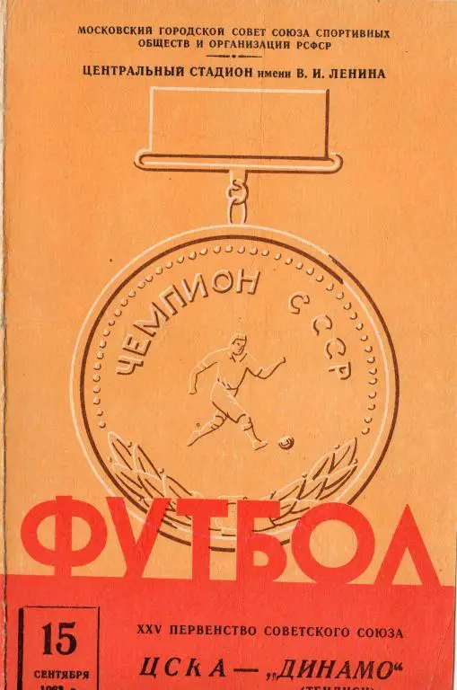 ЦСКА-Динамо Тбилиси 1963