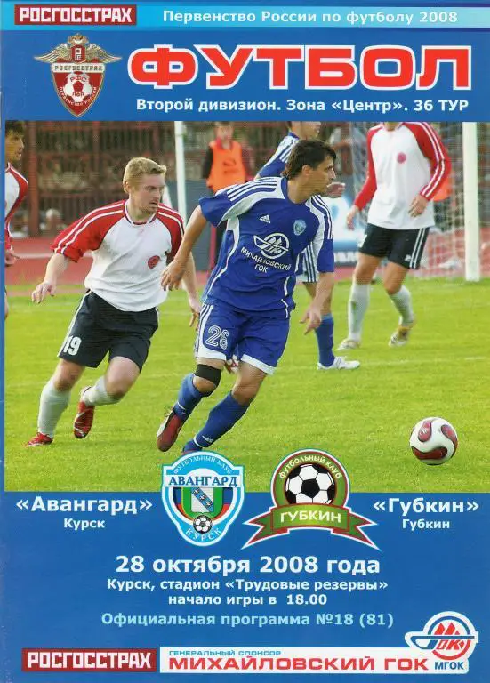 Авангард Курск-ФК Губкин Губкин 2008