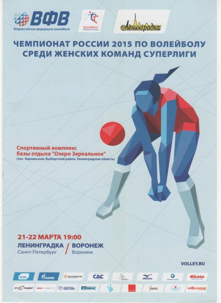 Ленинградка Санкт-Петербург-Воронеж 21-22.03.2015 волейбол женщины