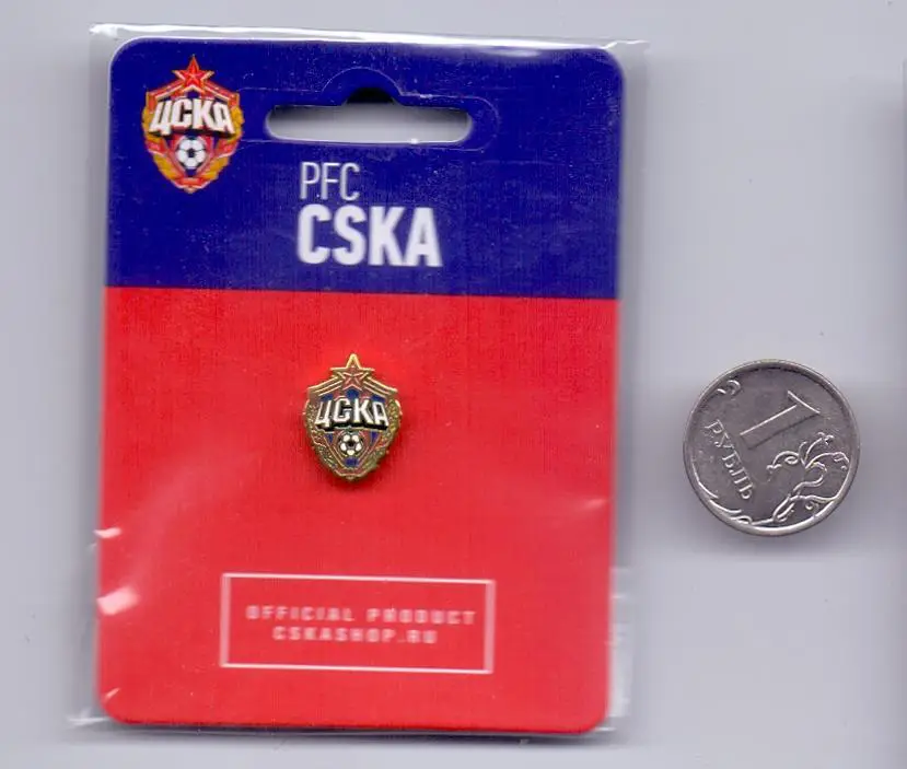 Знак, ПФК ЦСКА Москва, официальный клубный, вид 2