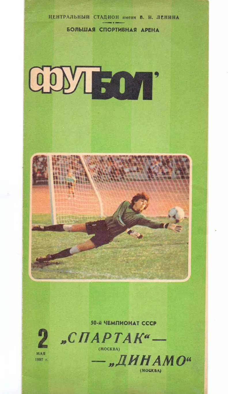 Спартак Москва - Динамо Москва 1987