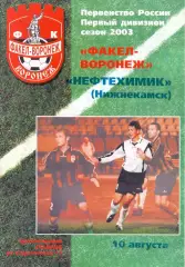 (ВС) ФК Факел-Воронеж - Нефтехимик Нижнекамск 2003