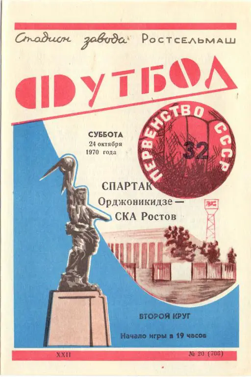 СКА Ростов-на-Дону - Спартак Орджоникидзе 1970