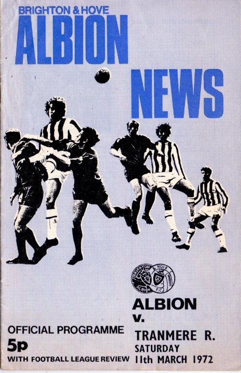 Чемп. Англии Albion - Tranmere 11/03/1972