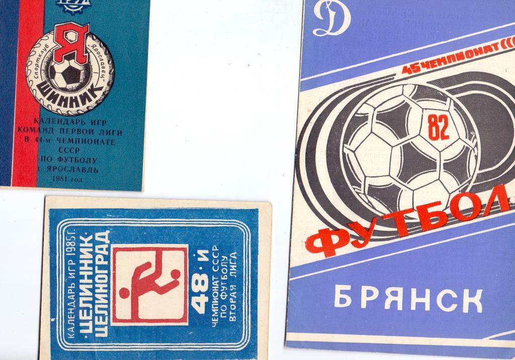 Программа сезона, Шинник Ярославль 1981