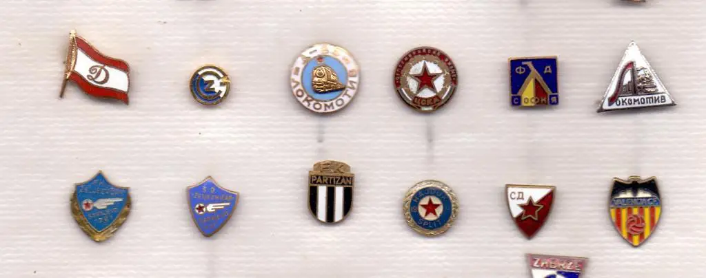 Знак ЦСКАСофия Болгария, заколка - игла, выпуск 1960-70 гг.