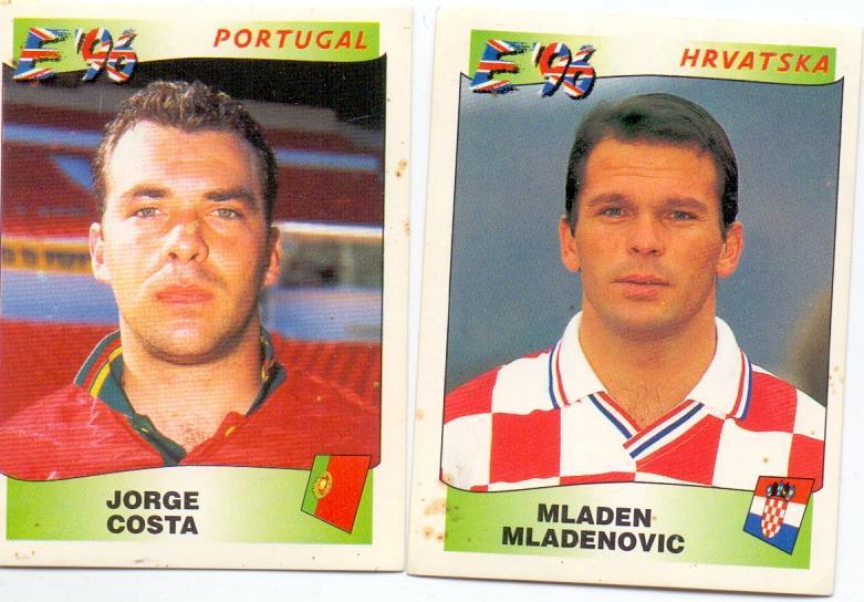 Футбол PANINI к ЧЕ Англия 1996, Португалия, JORGE COSTA, #301