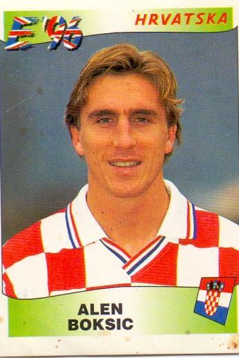 Футбол PANINI к ЧЕ Англия 1996, Хорватия, ALEN BOKSIC, #351