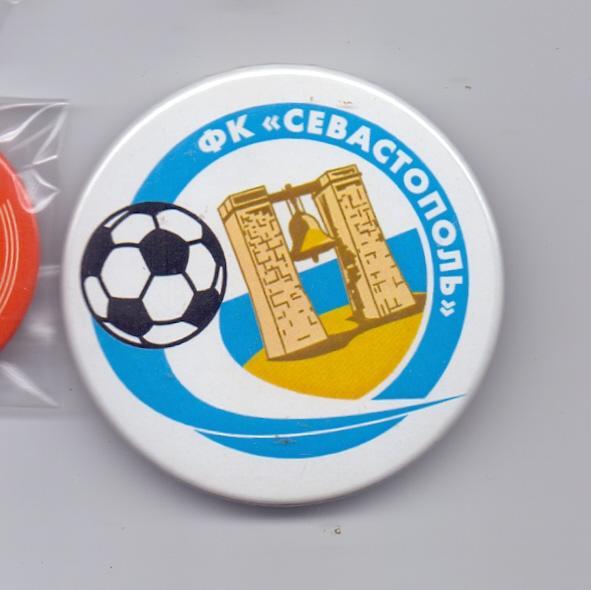 Знак, ФК Севастополь, официальный выпуск, закатной большой, лого