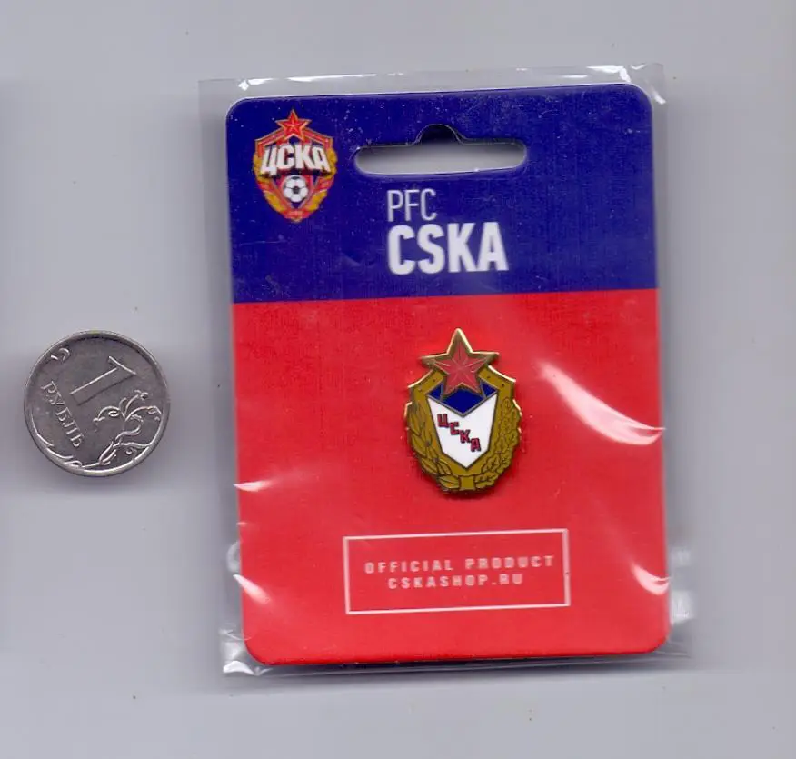 Знак, ПФК ЦСКА Москва, официальный клубный, вид 3