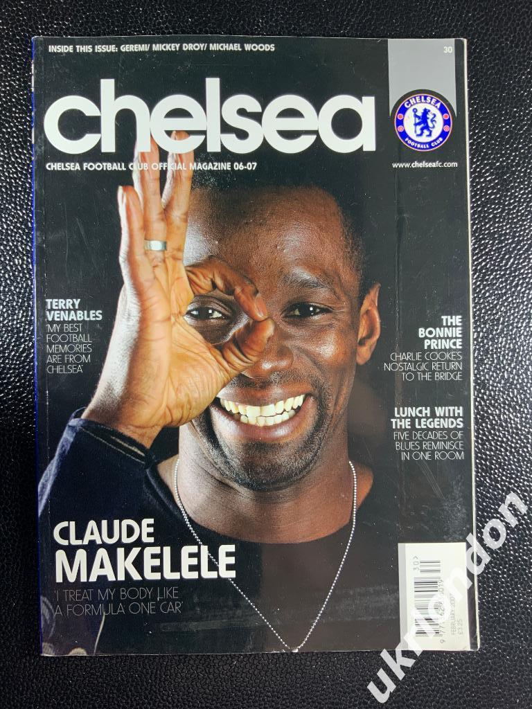Официальный клубный журнал ФК Челси FC Chelsea Номер 30 Февраль 2007