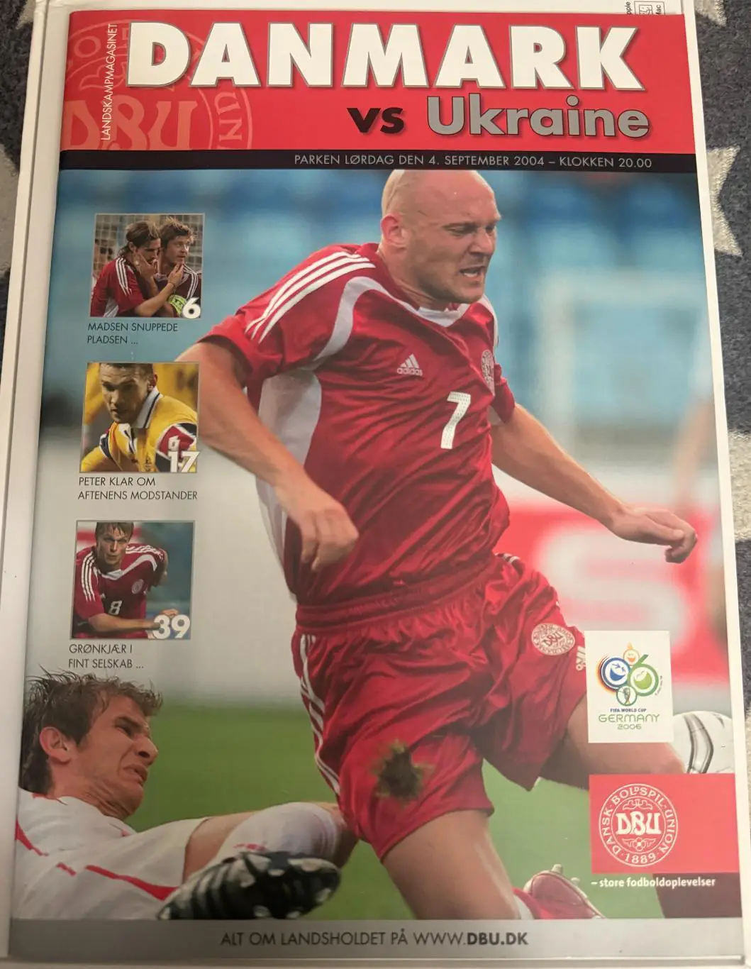 Дания - Украина 2004