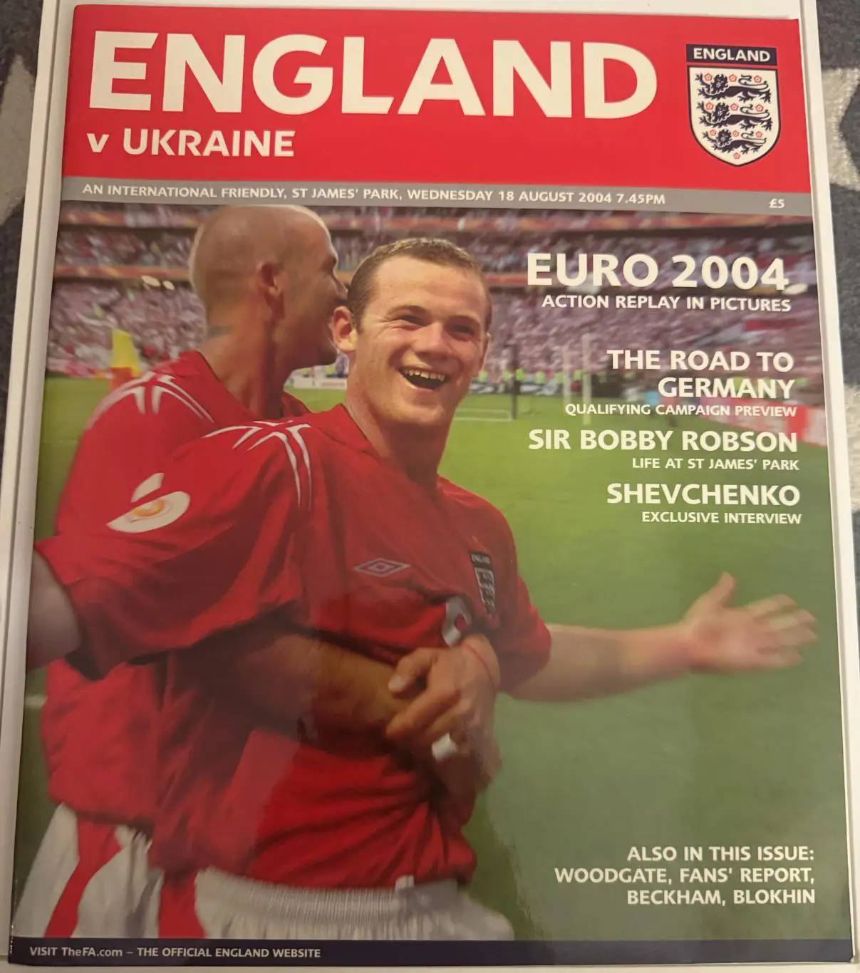 Англия - Украина 2004