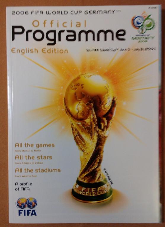 Чемпионат Мира 2006.Германия.Общая на турнир (на английском языке)