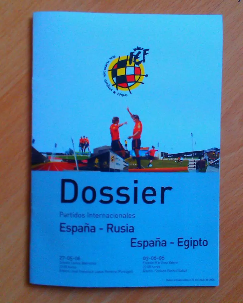 Испания - Россия 27.05.2006