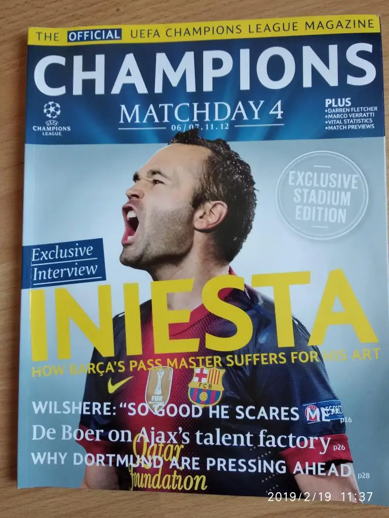 Лига чемпионов. Официальный журнал. № 4 ,06/07.11.2012