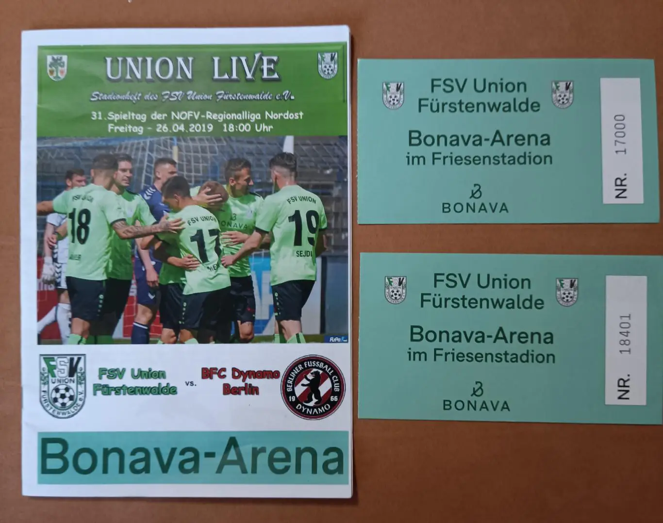 Юнион Фюрстенвальде - Динамо Берлина 26.04.2019