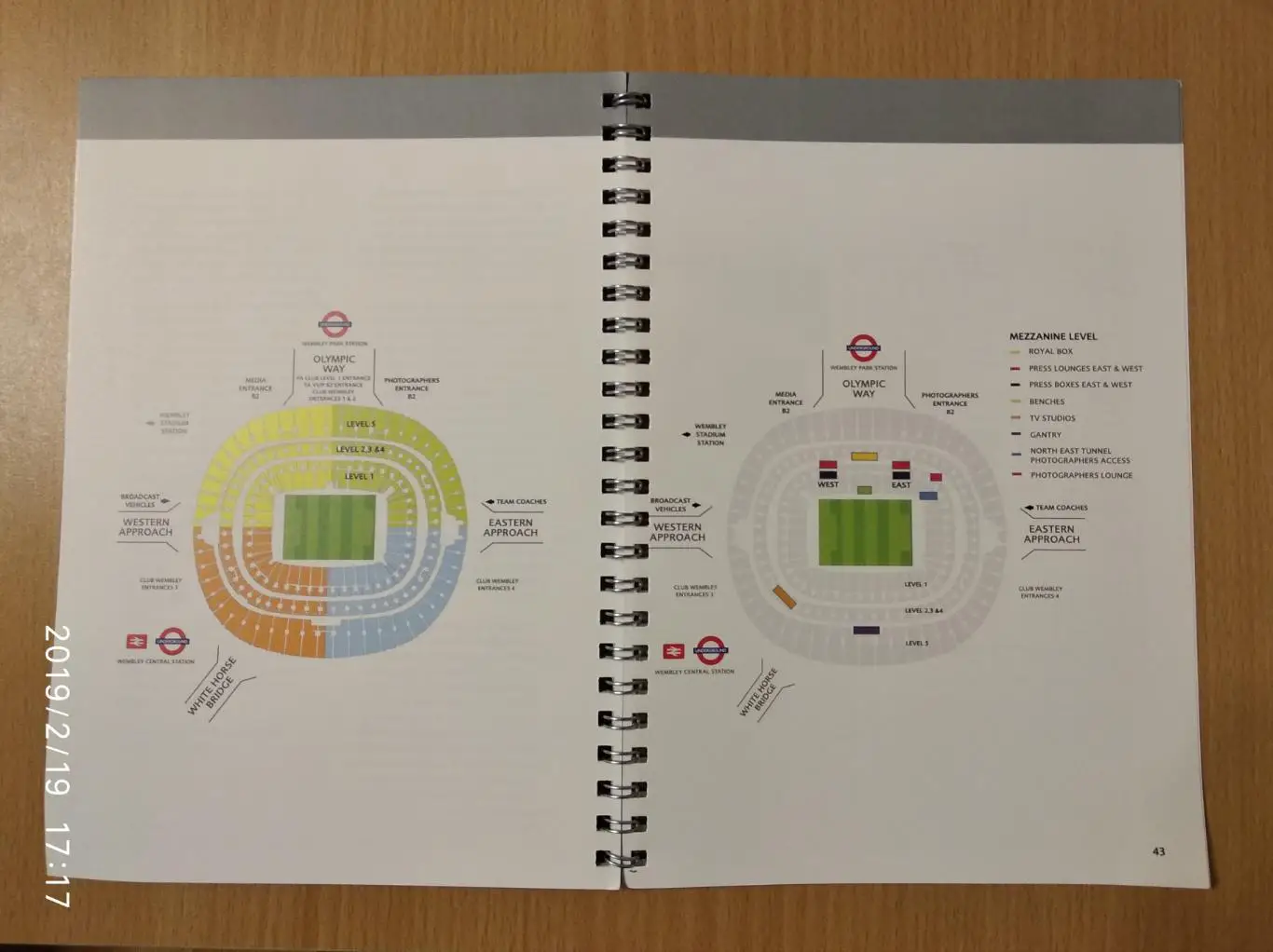 медиа Гайд стадион Уэмбли , после реконструкции Лондон ,Англия 1