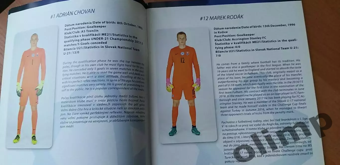 Словакия U21, Чемпионат Европы 2017 1