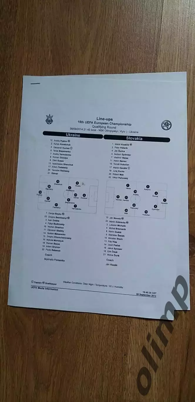 Украина-Словакия 08.09.2014, №2