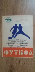 Шинник-Динамо Таллин 21.06.1965
