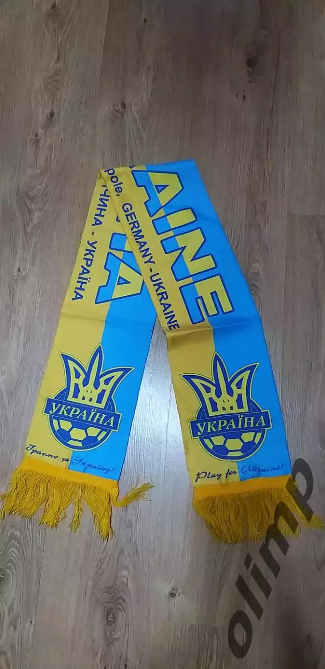 Шарф Германия-Украина 12.06.2016, ЕВРО 2016 1