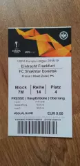 Билет Айнтрахт Франкфурт-Шахтер Донецк 21.02.2019