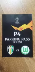 Билет (парковка) Александрия-Вольфсбург 28.11.2019