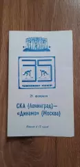 СКА-Динамо 21.02.1981
