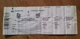 Билет Трабзонспор Трабзон-Металлист Харьков 27.11.2014, ОБМЕН