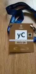 Билет(бэйдж) Шахтер Донецк-Барселона 07.11.2023