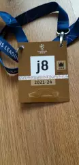 Билет(бэйдж) Барселона-Шахтер Донецк 25.10.2023, №1