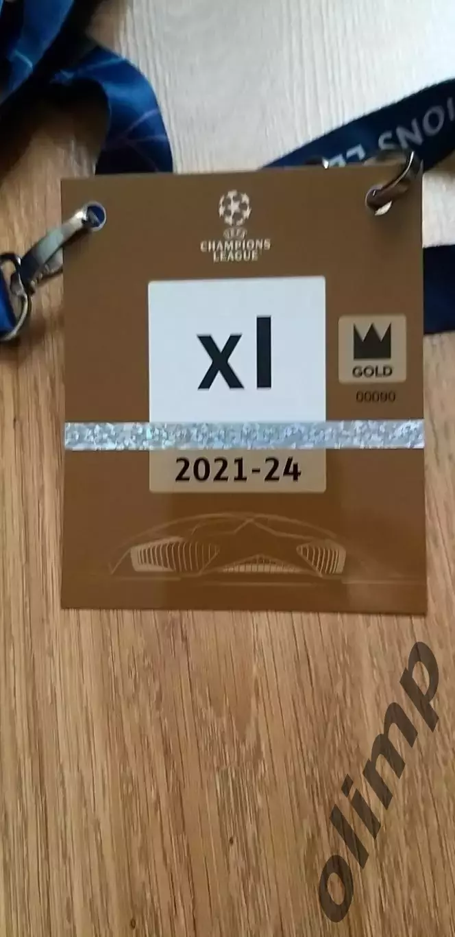 Билет (бэйдж) Порто-Шахтер Донецк 13.12.2023, №1