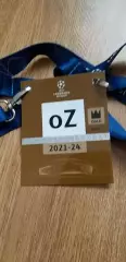 Билет (бэйдж) Шахтер Донецк-Реал Мадрид 11.10.2022, №1