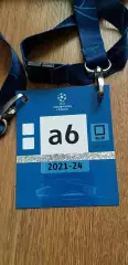 Билет (бэйдж) Шахтер Донецк-Селтик Глазго 14.09.2022, №3