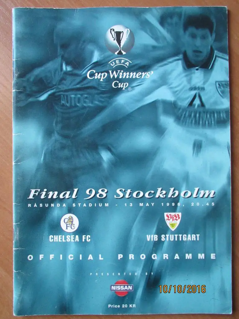 Штутгарт-Челси 1998 Финал Кубка Обладателей Кубков