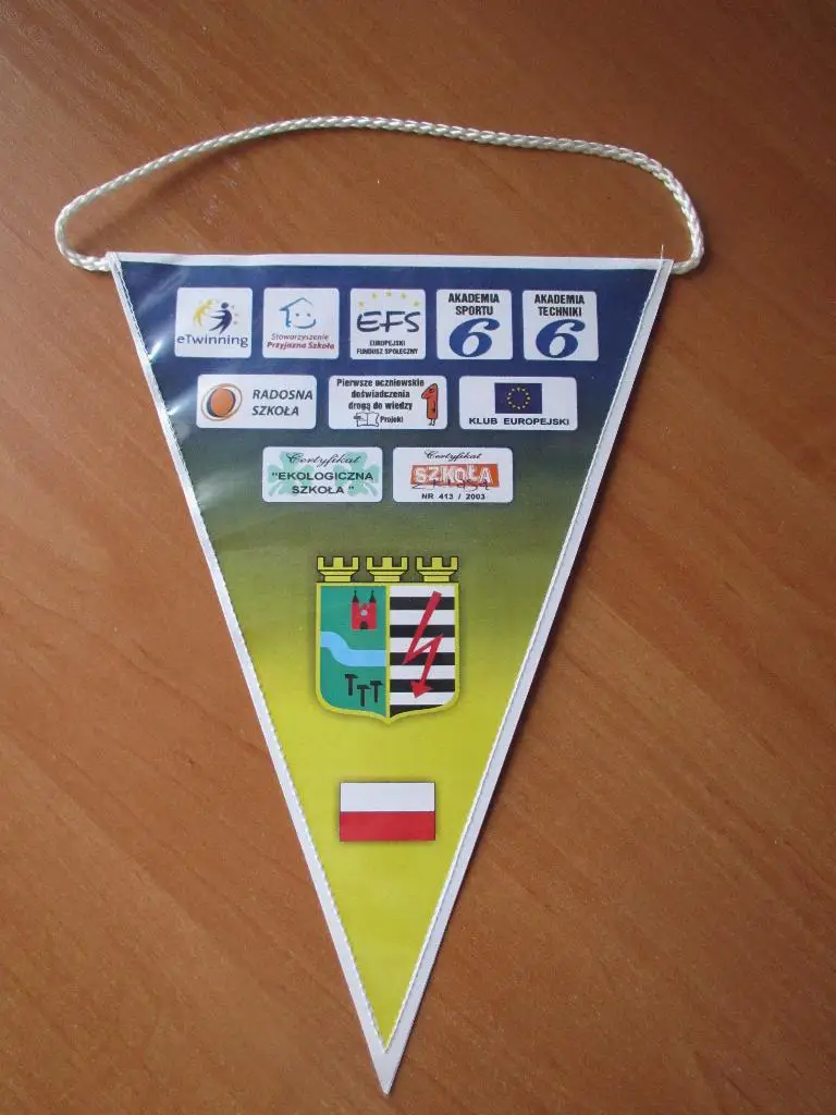 Вымпел начальн.школы №6 в г.Заверце(Польша). 1