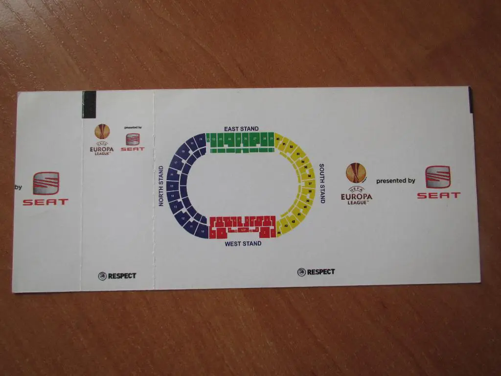 Билет Металлист Харьков-Сампдория 2010 1